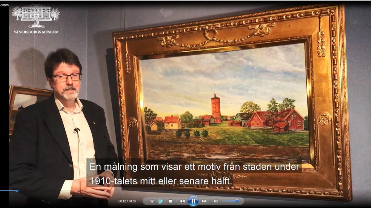 Museichef Peter Johansson berättar om livet på Sjöberget i Vänersborg. 