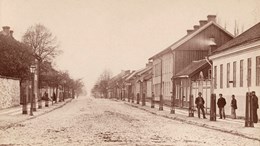 Järnvägsbacken på 1870-talet.