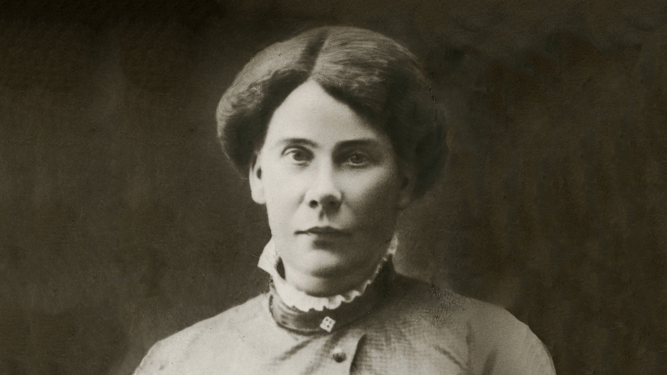 Porträttbild på en kvinna, Beda Dahlgren.