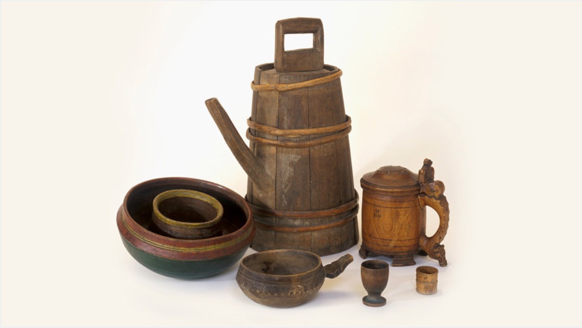 Stilleben med dryckeskärl