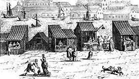 En stad från 1600-talet