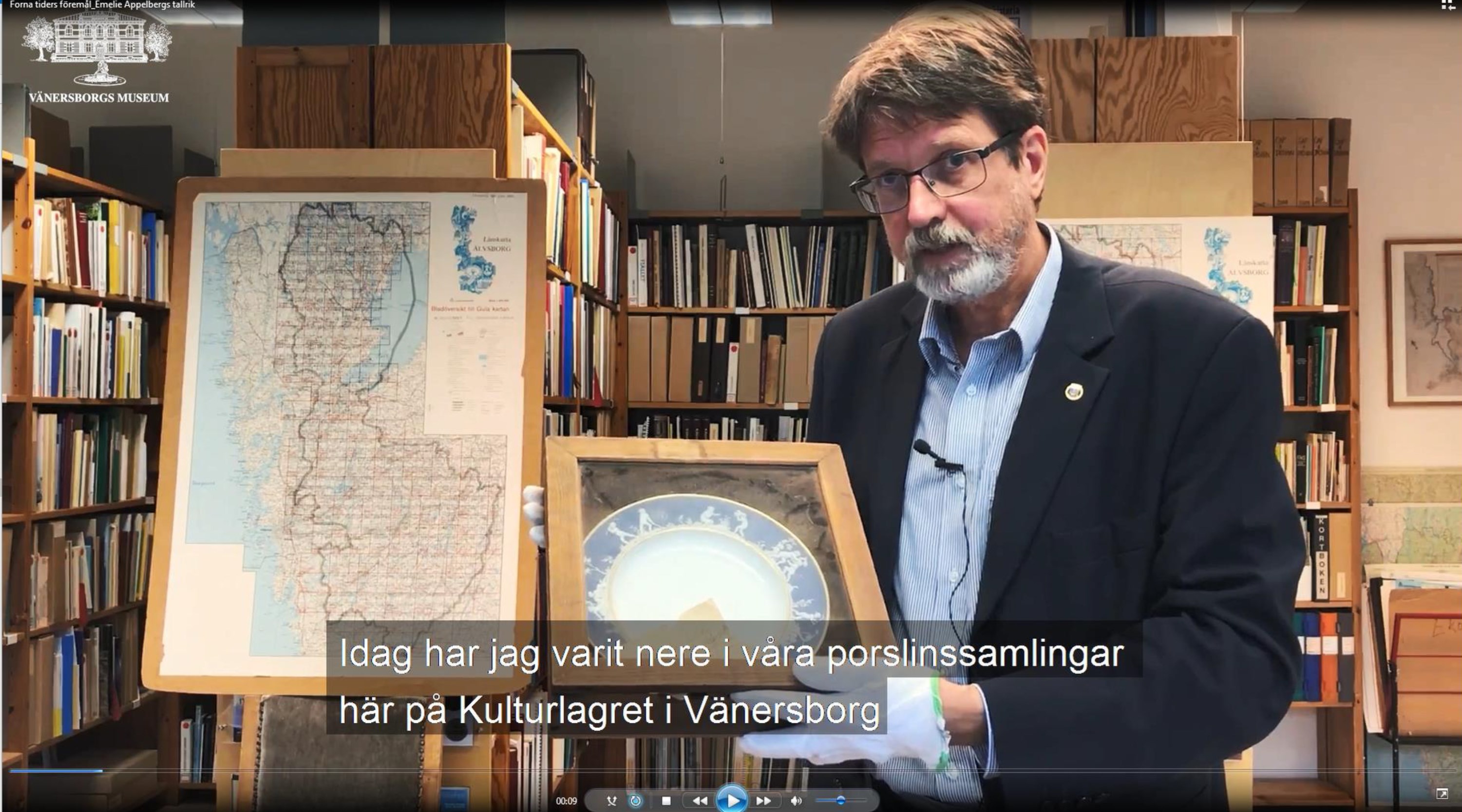 Peter Johansson berättar om Emelie Appelberg och en tallrik.