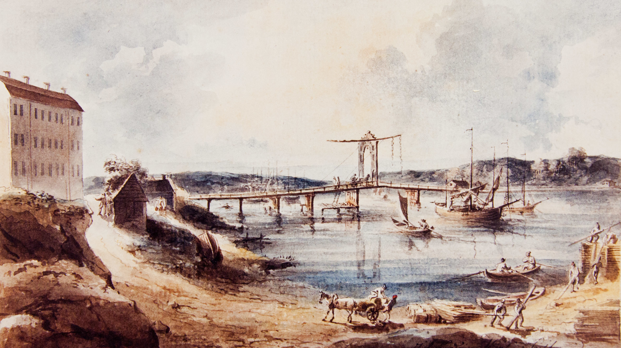 Vänersborgsvy över Fisktorget.