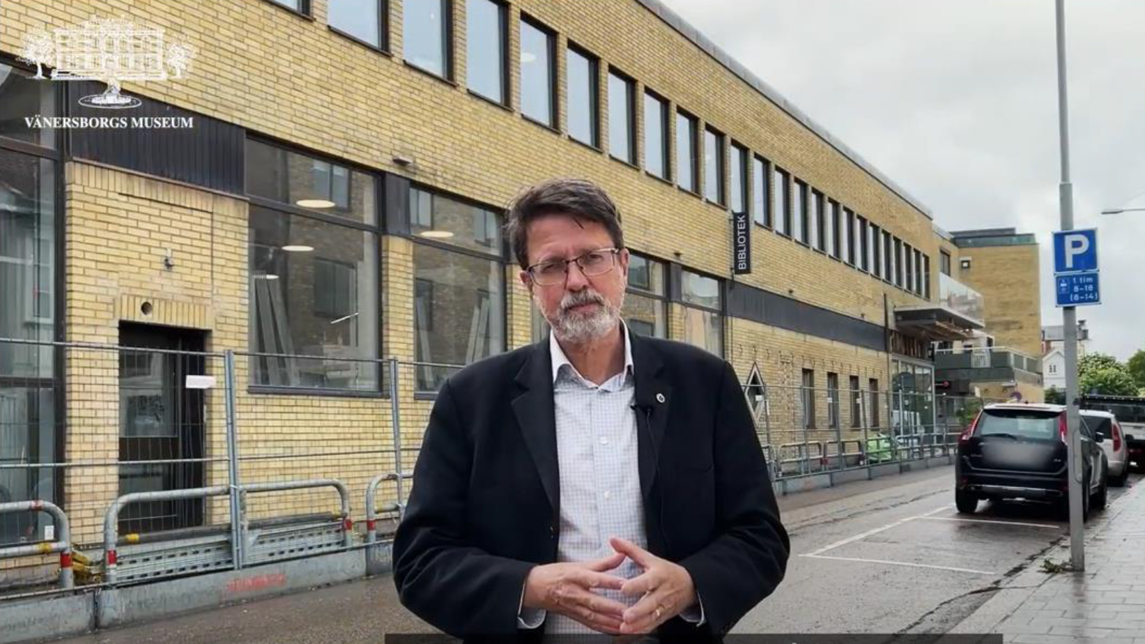 Peter Johansson står på Residensgatan