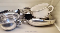 Pottor och bäcken